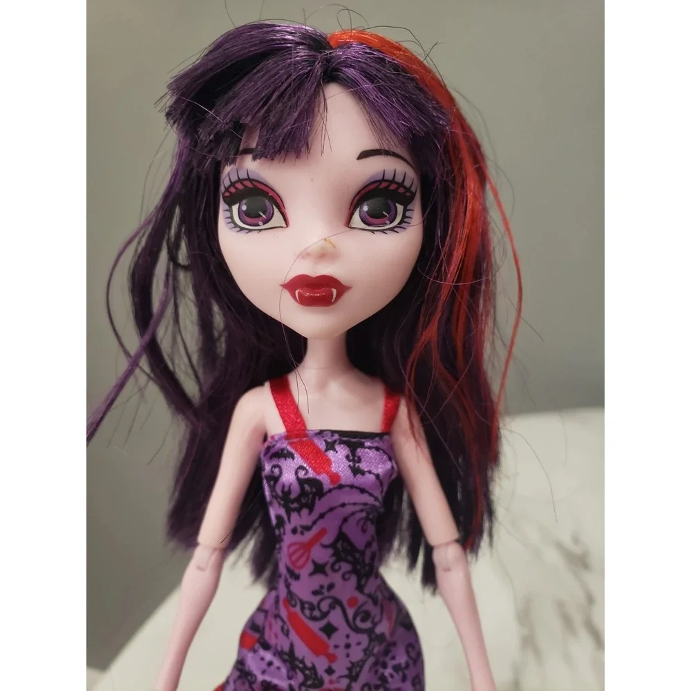Monster High Ghoul Fair Elissabat Doll 2014 Mattel Incomplete Missing Tray